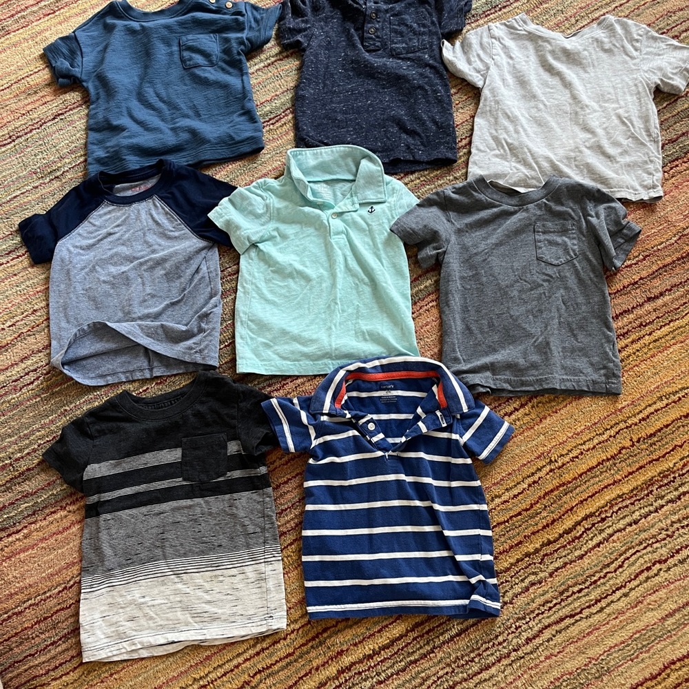 18-24 month boy shirt sleeve shirt lot